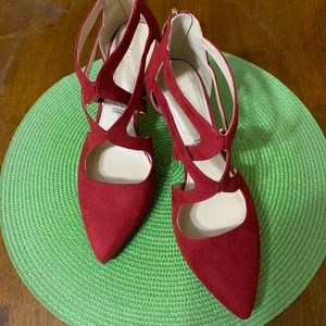 Liz Claiborne Ruby Red Heels